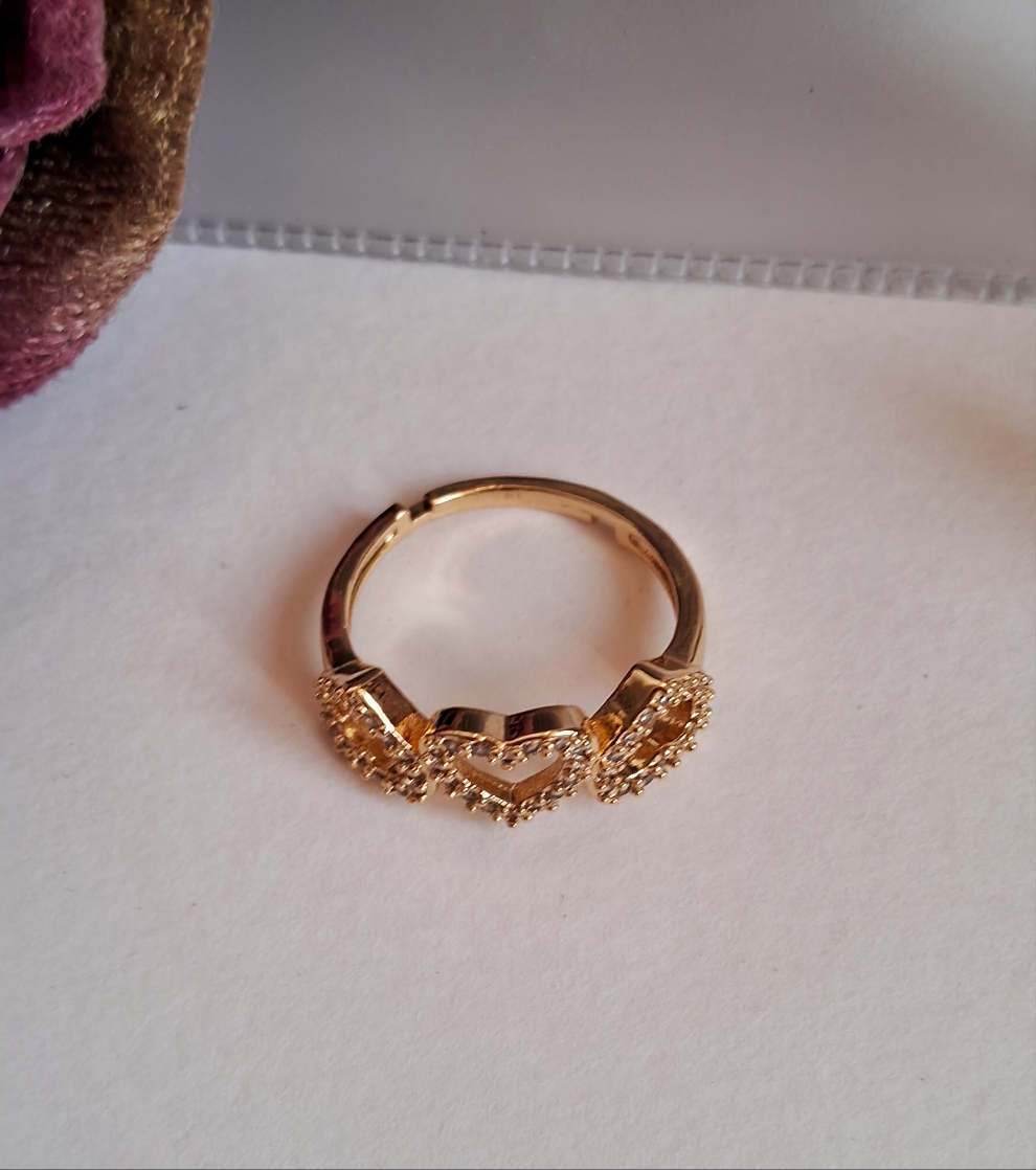 Beau adjustable ring || 18K Gold-Plated waterproof