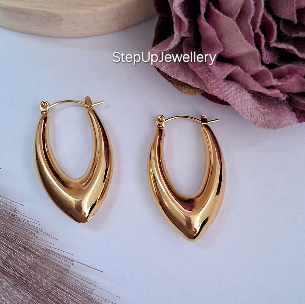 Lush Hoop Earrings || Waterproof-Step - Up