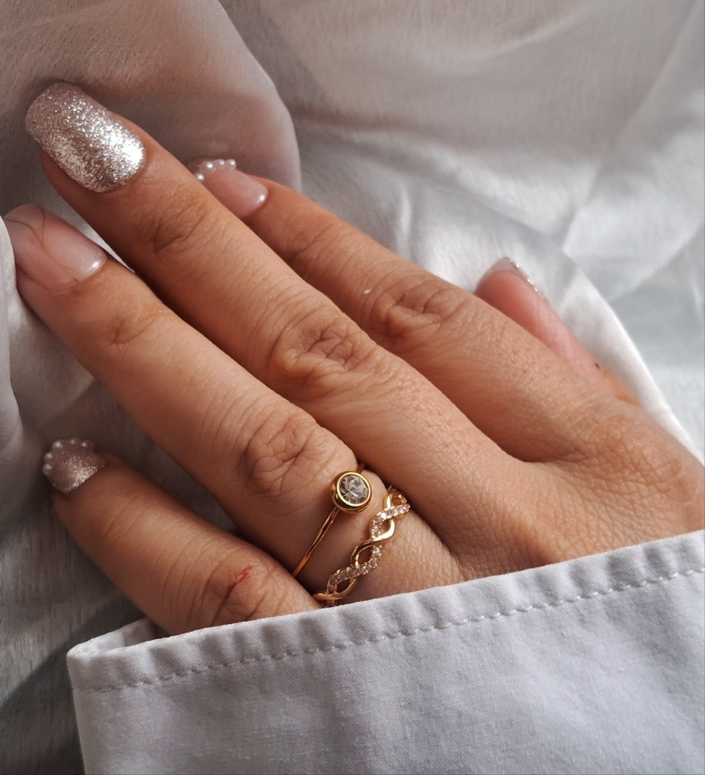 Whisper Stack – Adjustable Ring Set