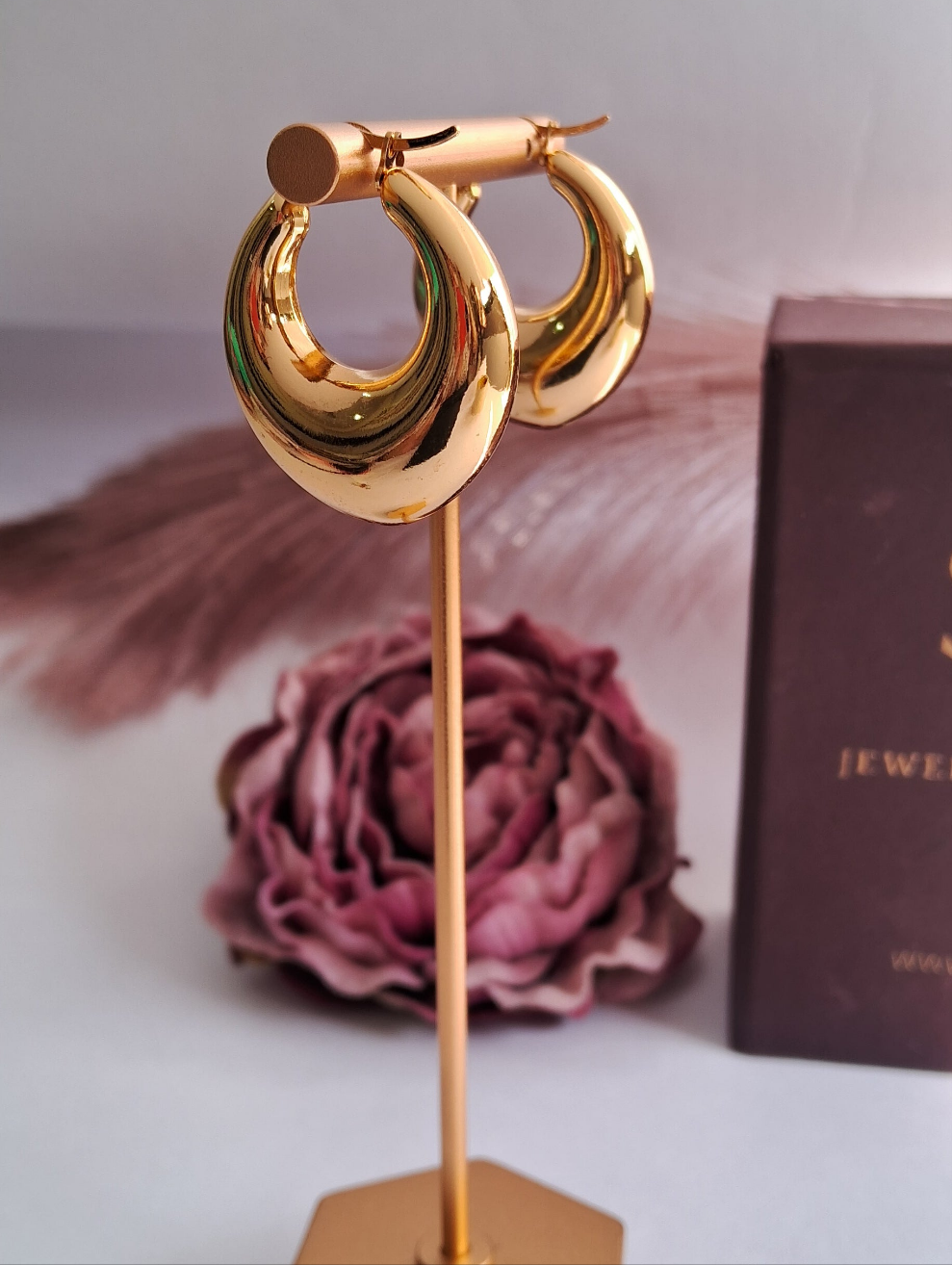 Nia Hoop Earrings-Step - Up