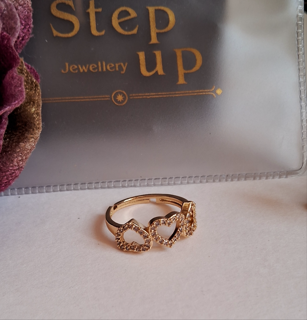 Beau adjustable ring || 18K Gold-Plated waterproof