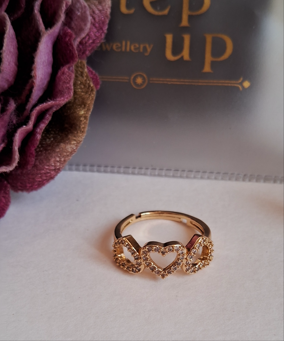 Beau adjustable ring || 18K Gold-Plated waterproof