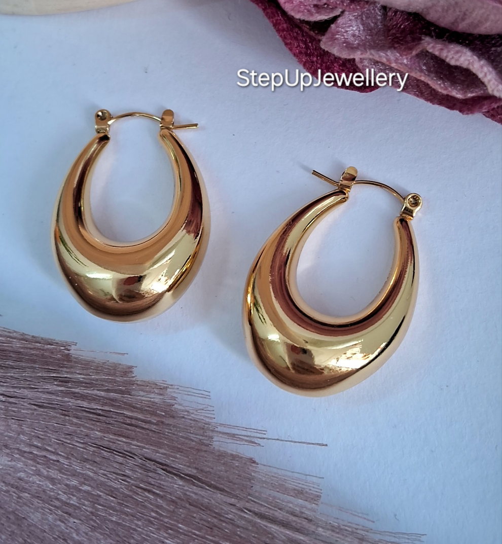 Blake Hoops Earrings-Step - Up