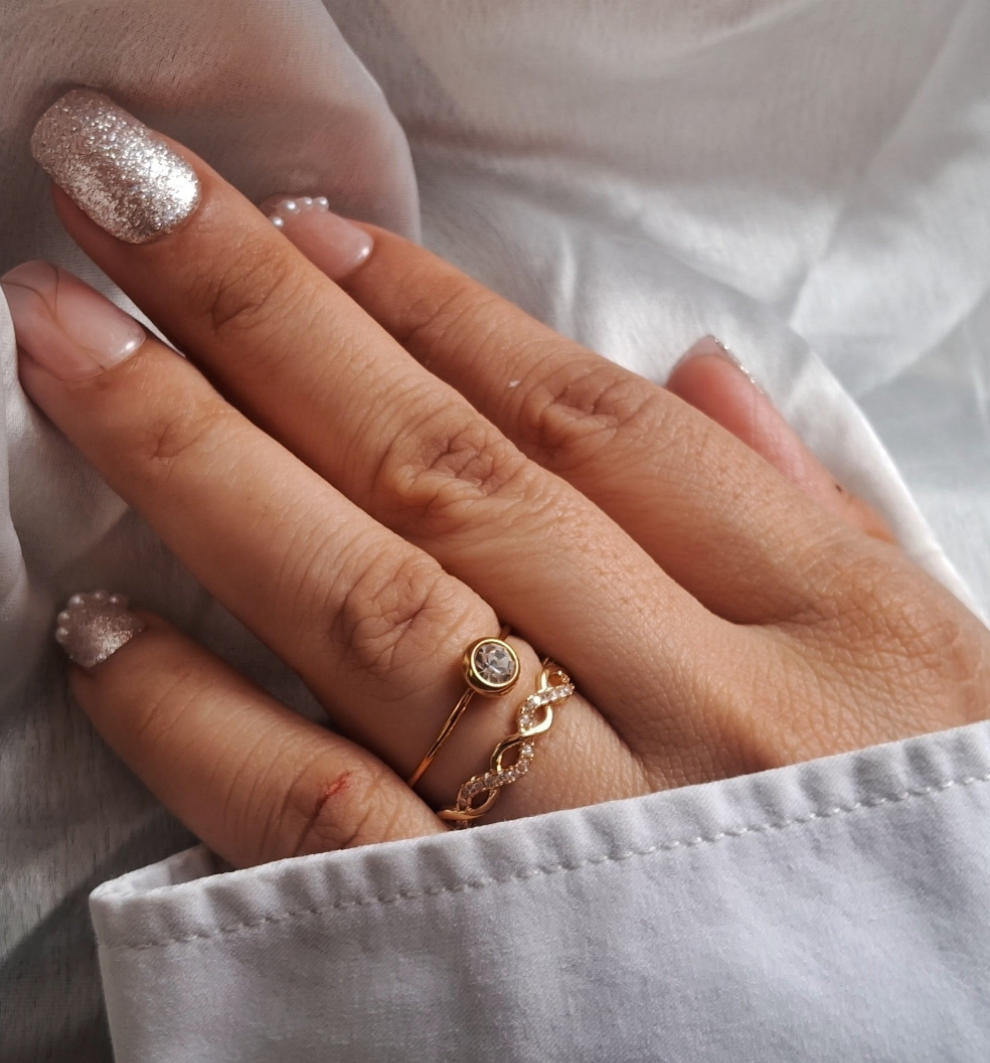 Whisper Stack – Adjustable Ring Set