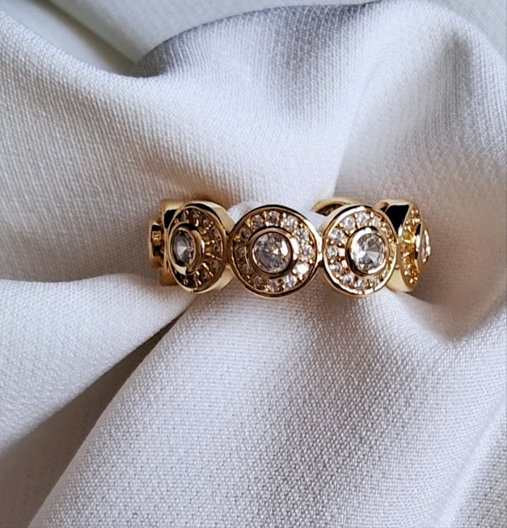 Starlet adjustable ring || 18K Gold-Plated waterproof