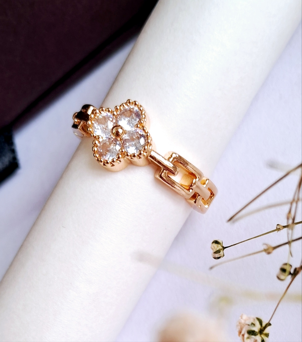 Iva Adjustable Ring || Waterproof 18k-Gold Plated