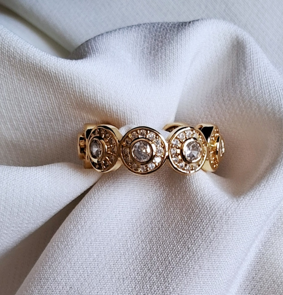 Starlet adjustable ring || 18K Gold-Plated waterproof