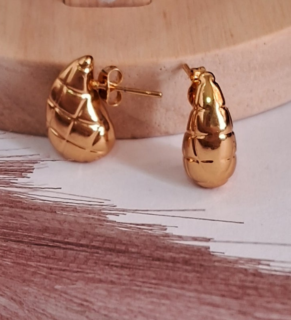 Dew small size earrings || Waterproof-Step - Up