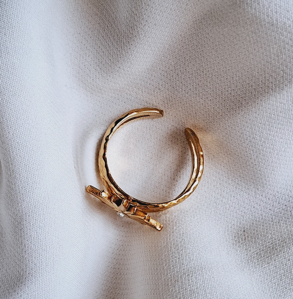 Ray adjustable ring || 18K Gold-Plated waterproof