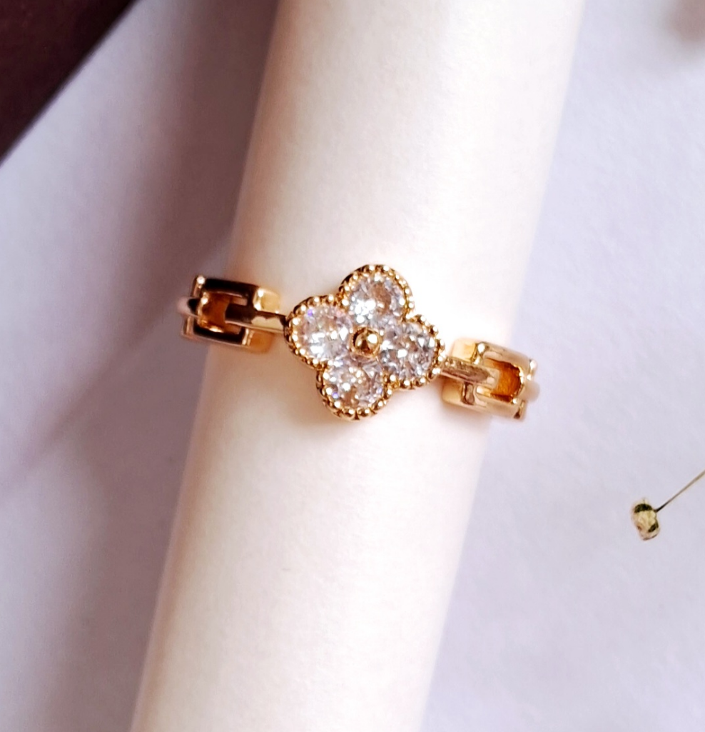 Iva Adjustable Ring || Waterproof 18k-Gold Plated