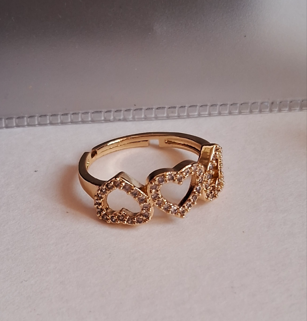 Beau adjustable ring || 18K Gold-Plated waterproof