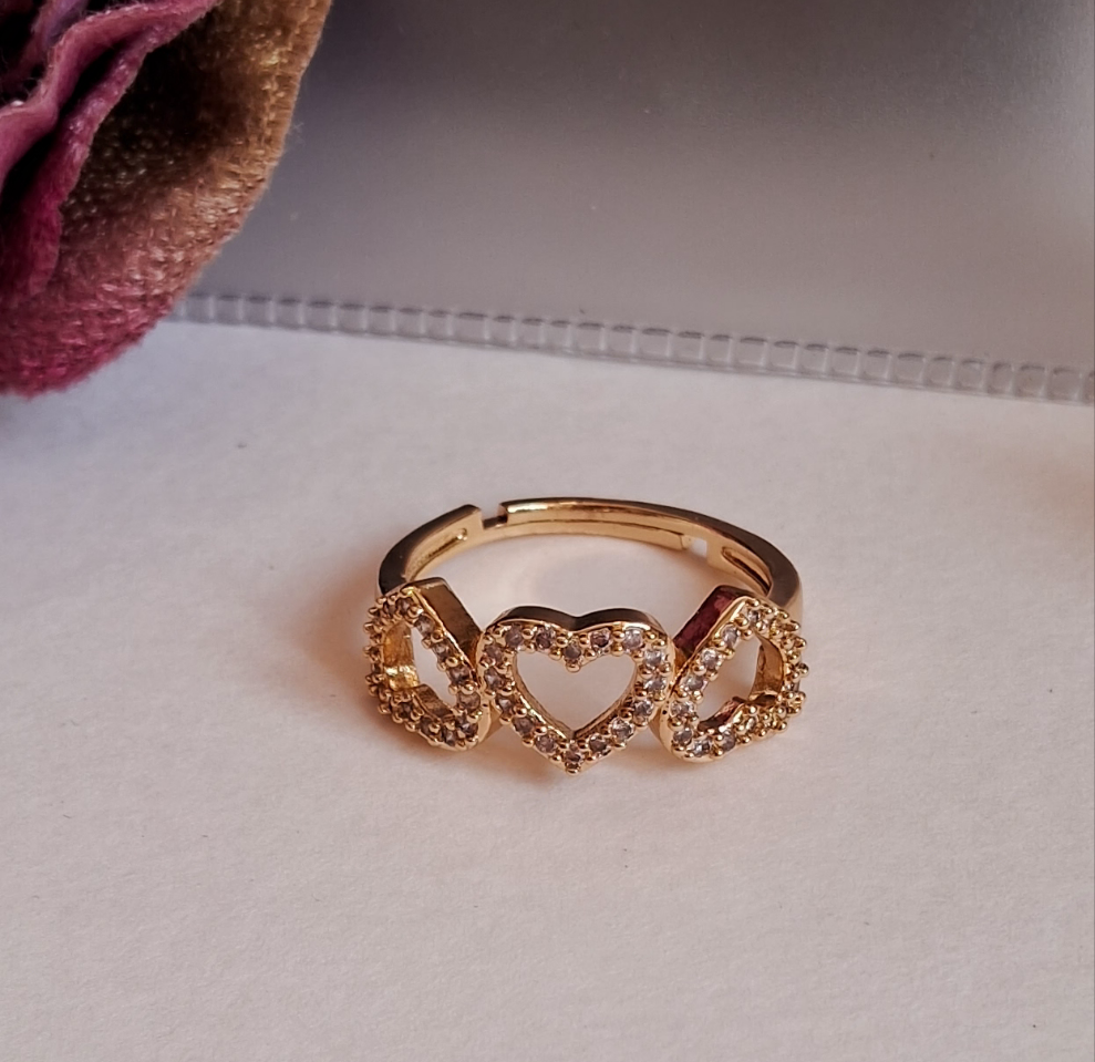 Beau adjustable ring || 18K Gold-Plated waterproof