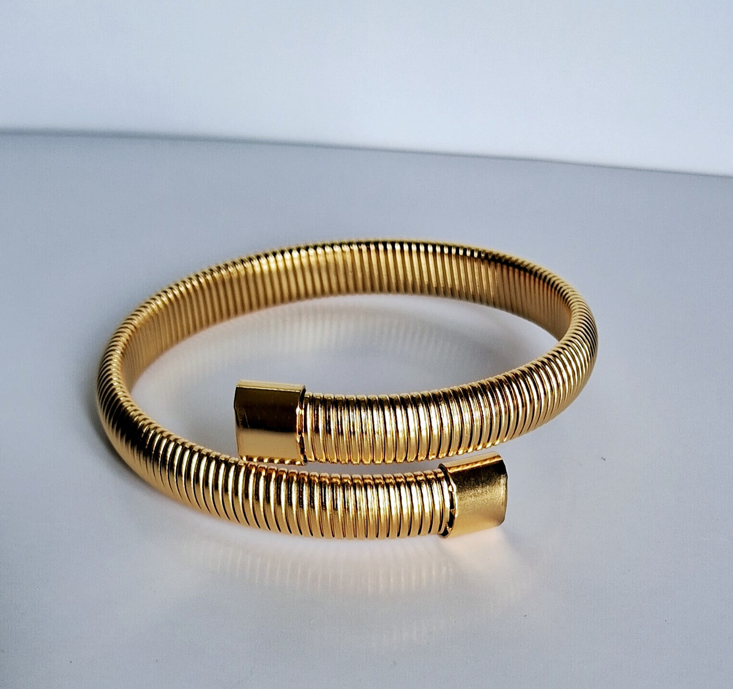 Verona Cuff | 18k Gold-Plated-Step - Up