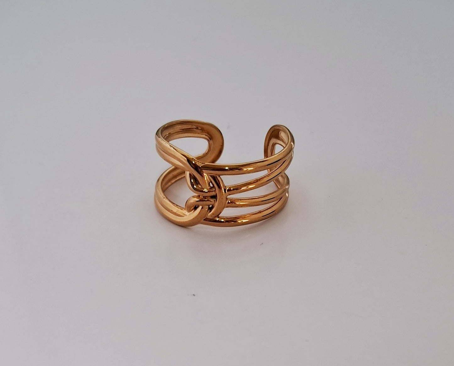 Luna Grace Adjustable Ring | 18K Gold-Plated