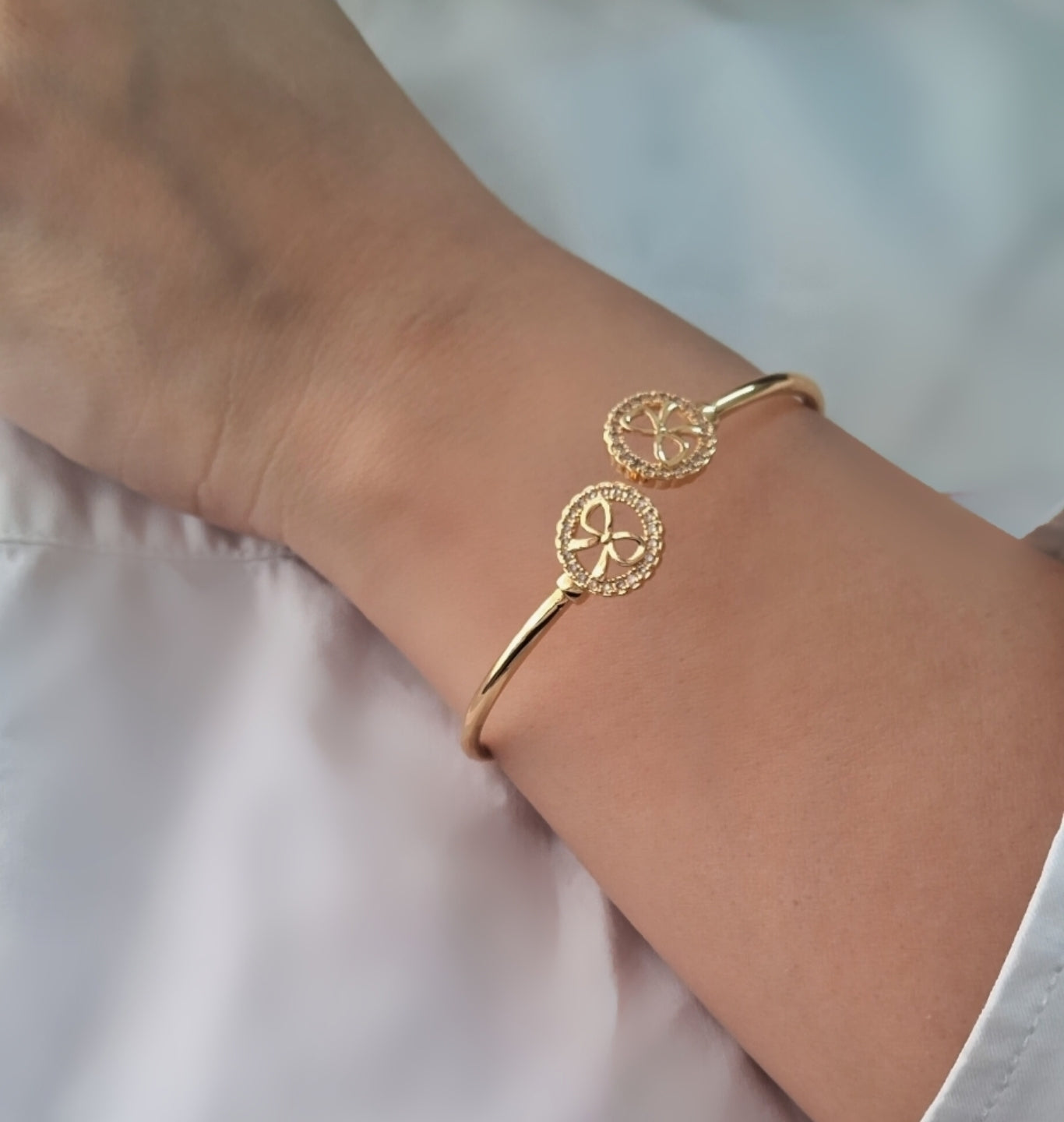 Silent Glow cuff bracelet