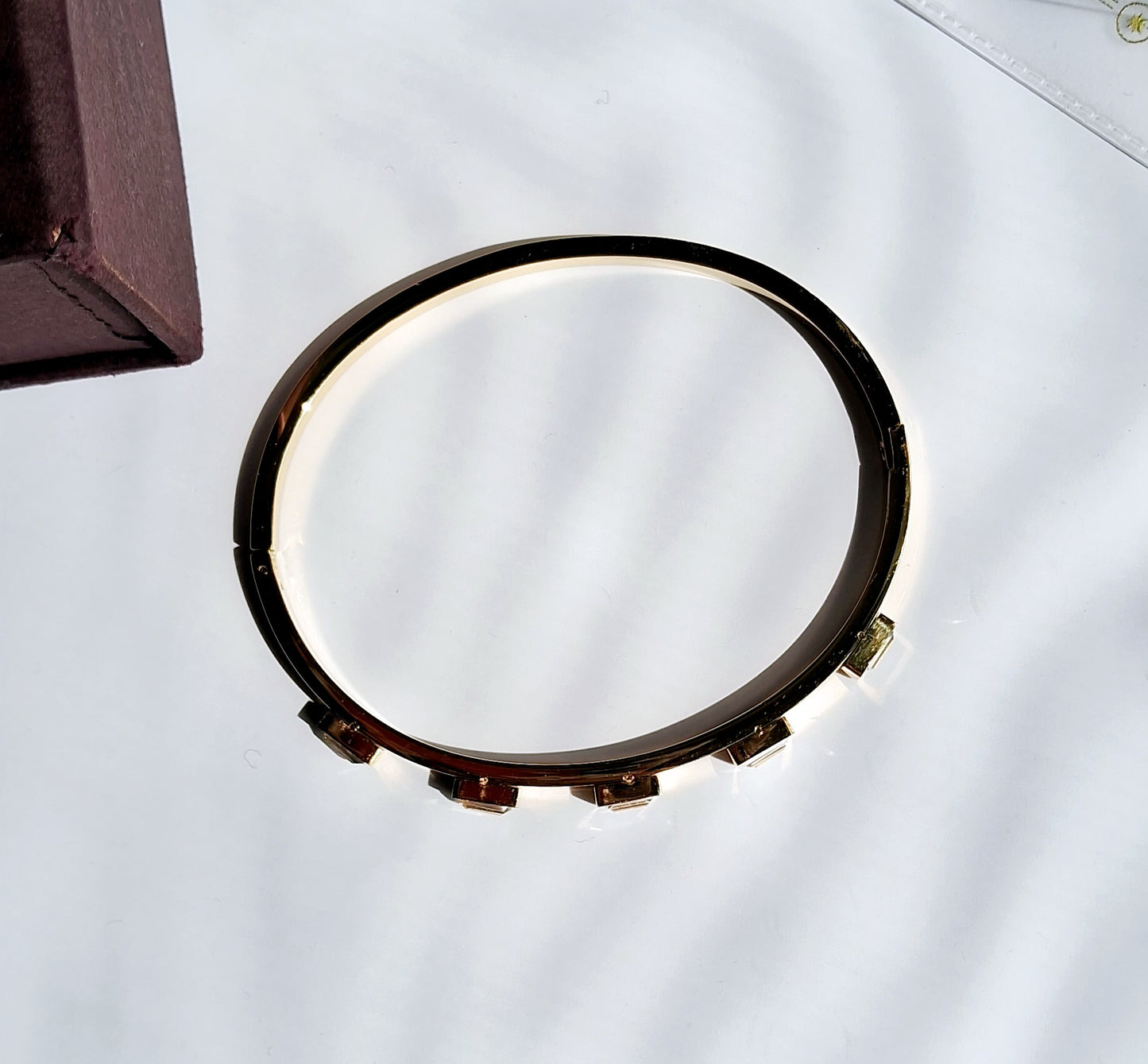 Mintara Band Bracelet || 18K Gold-Plated-Step - Up