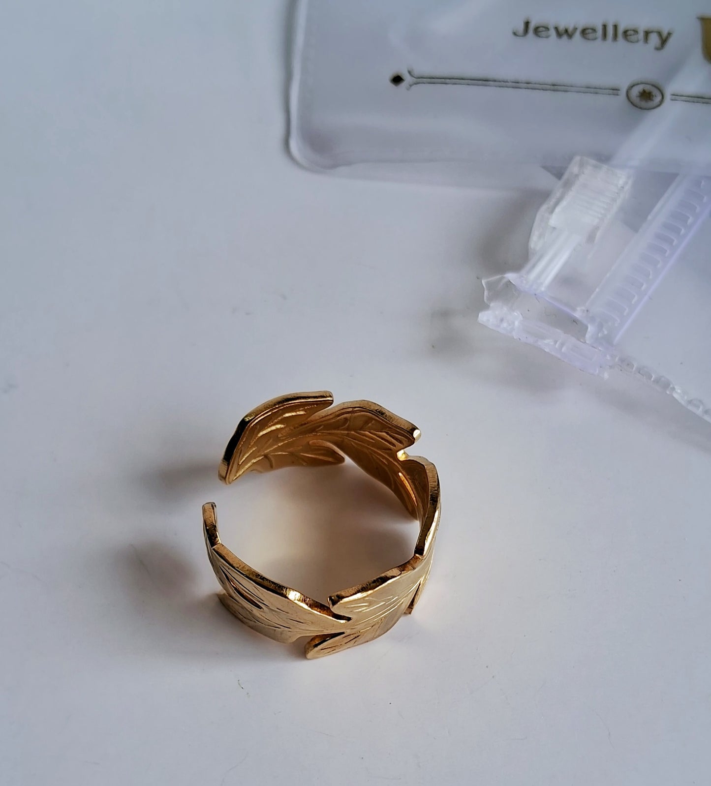 Sapphire Ring || 18K Gold-Plated-Step - Up