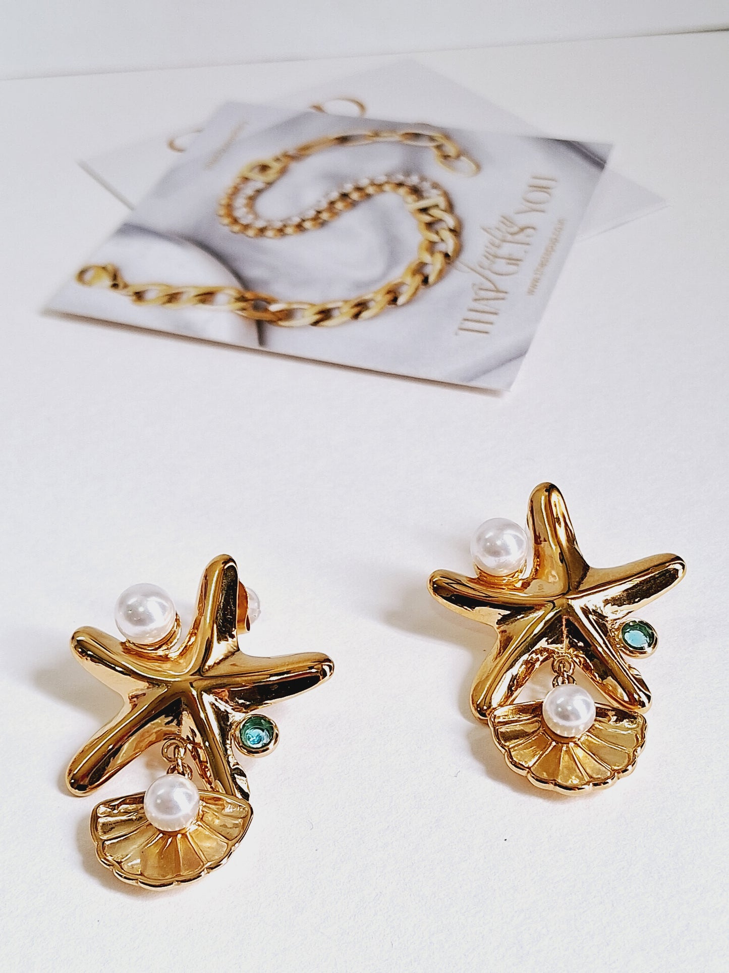 Coral Earrings-Step - Up