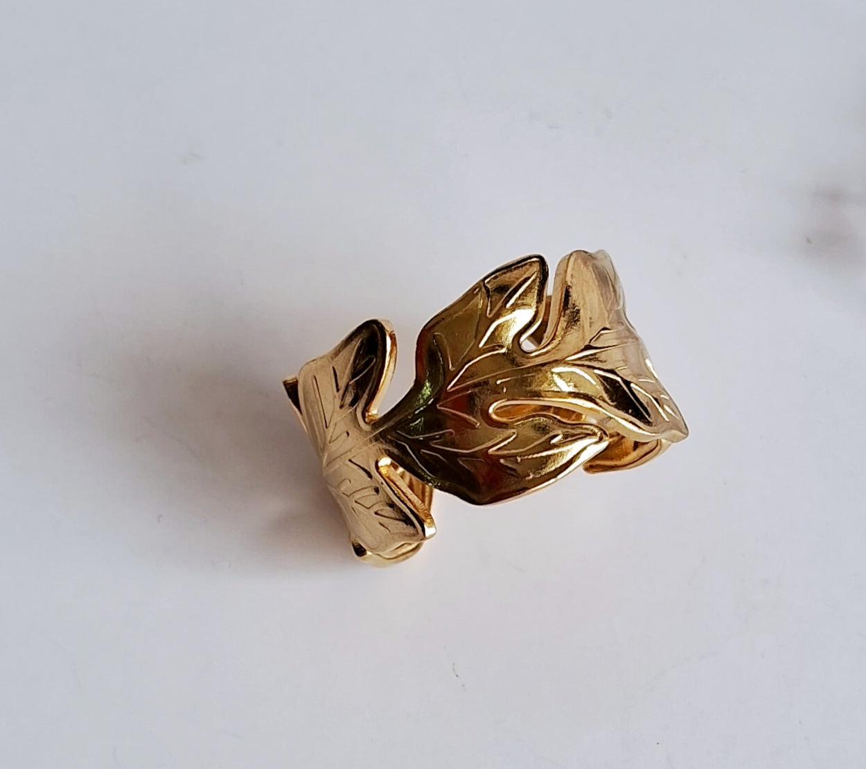 Sapphire Ring || 18K Gold-Plated