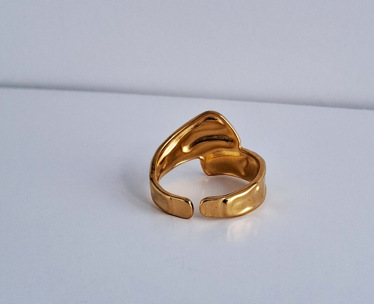 Wrap Around Ring | 18K Gold-Plated-Step - Up