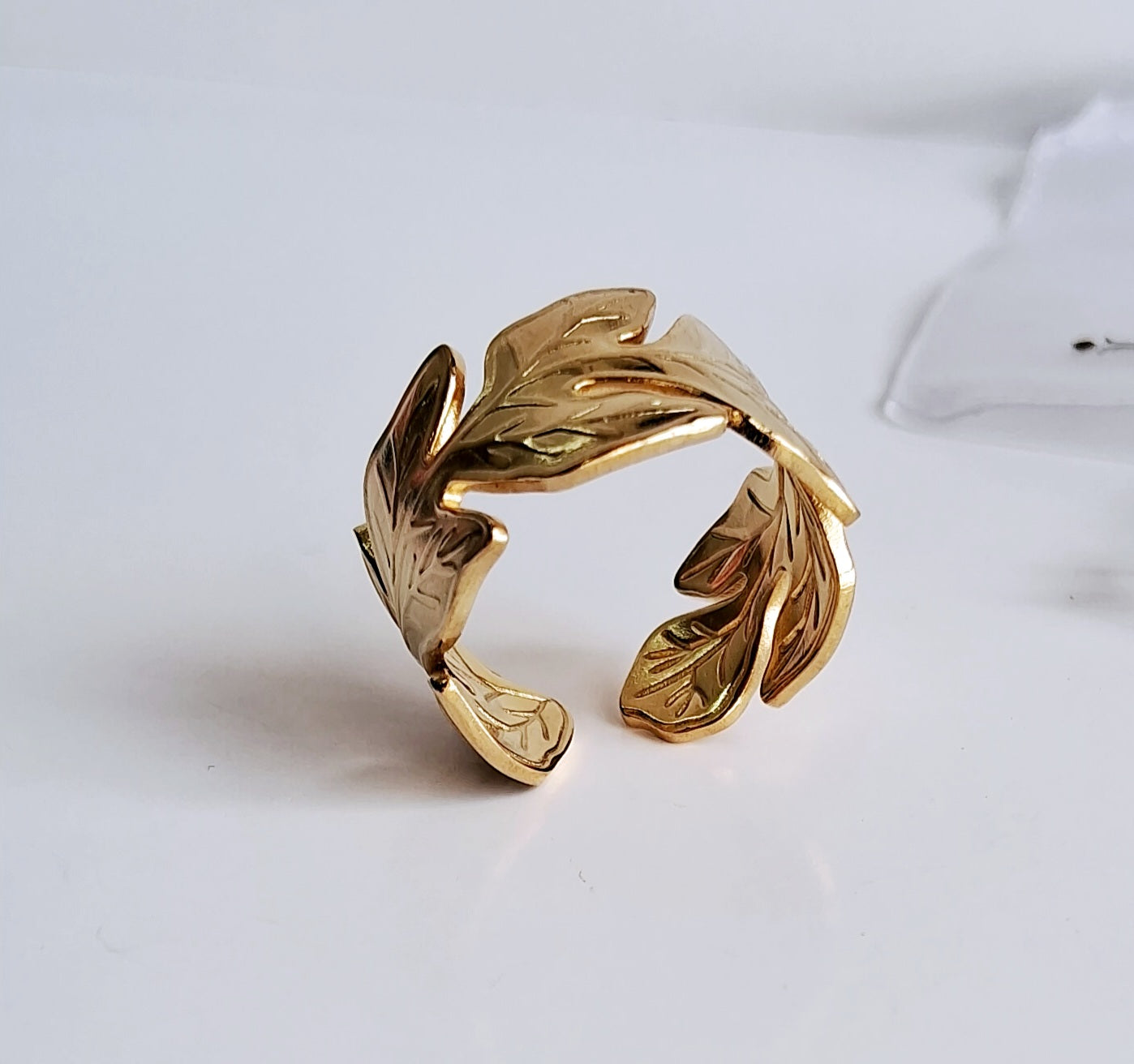 Sapphire Ring || 18K Gold-Plated