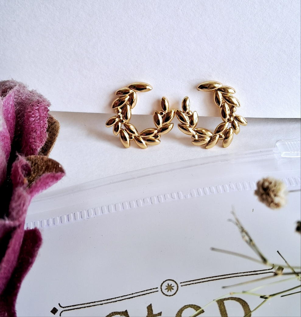 Sera Earrings || 18k-Gold Plated Waterproof-Step - Up