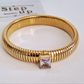 Mia Cuff Bracelet || 18K Gold-Plated waterproof-Step - Up