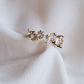 Ivy adjustable ring  || 18K Gold-Plated waterproof-Step - Up