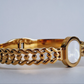 Frosted Quartz Cuff Bracelet | 18K Gold-Plated|-Step - Up