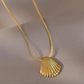 Shall Necklace || 18K Gold-Plated-Step - Up