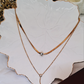 Dual Gleam Double Layer Necklace || 18K Gold-Plated-Step - Up