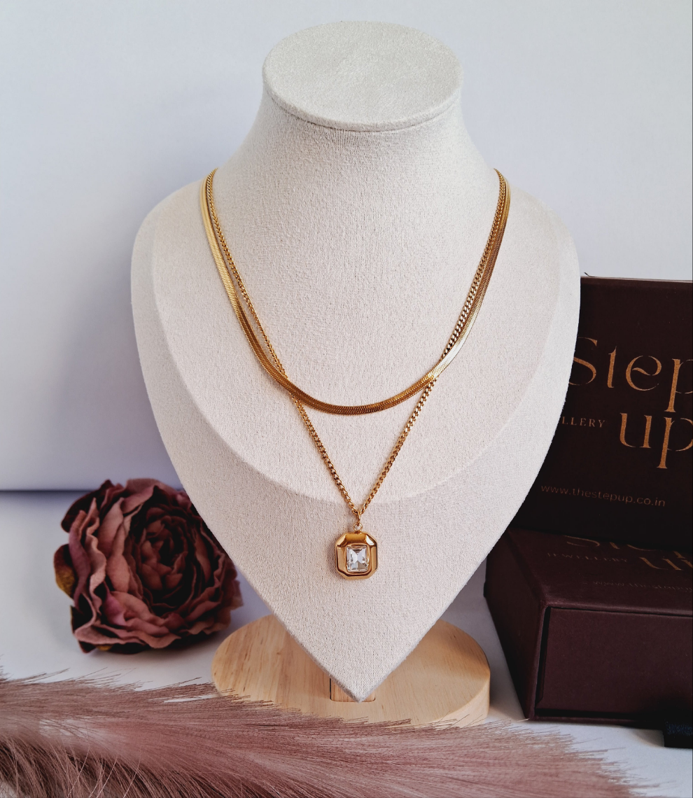 Diana Double layer necklace-Step - Up