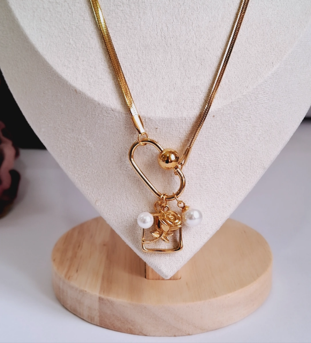 Astoria Necklace || 18k-Gold Plated Waterproof-Step - Up