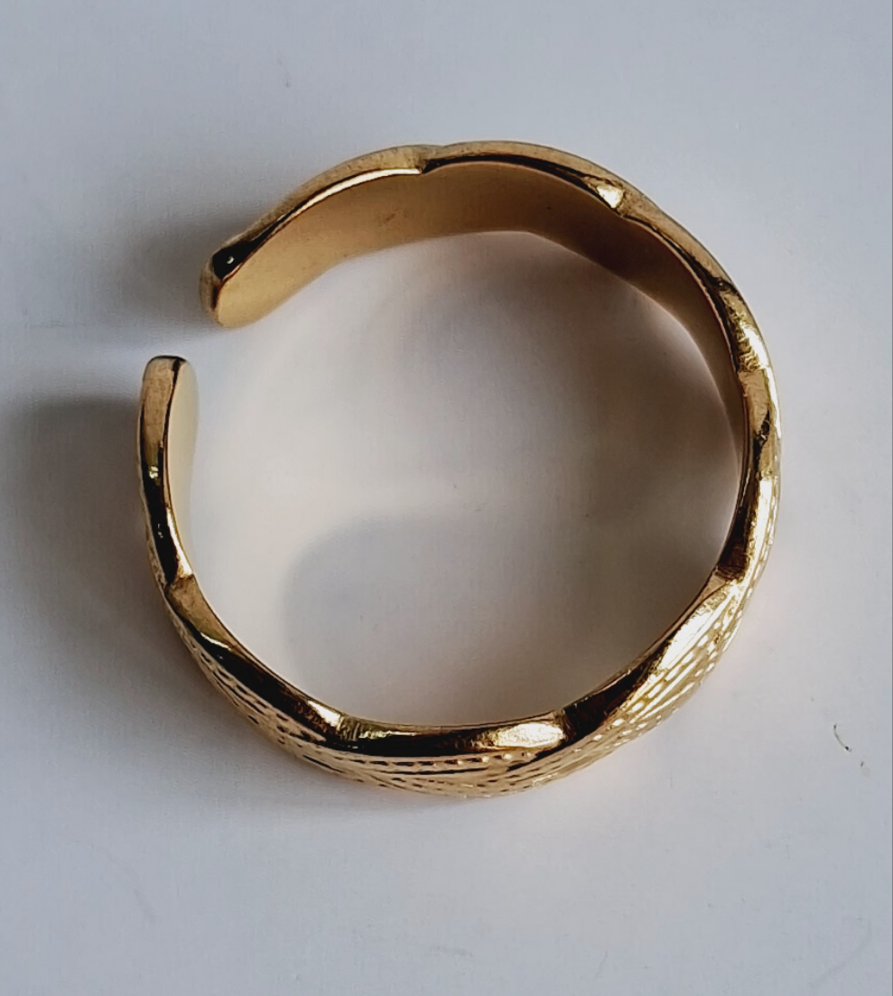 Ember Ring || 18K Gold-Plated-Step - Up