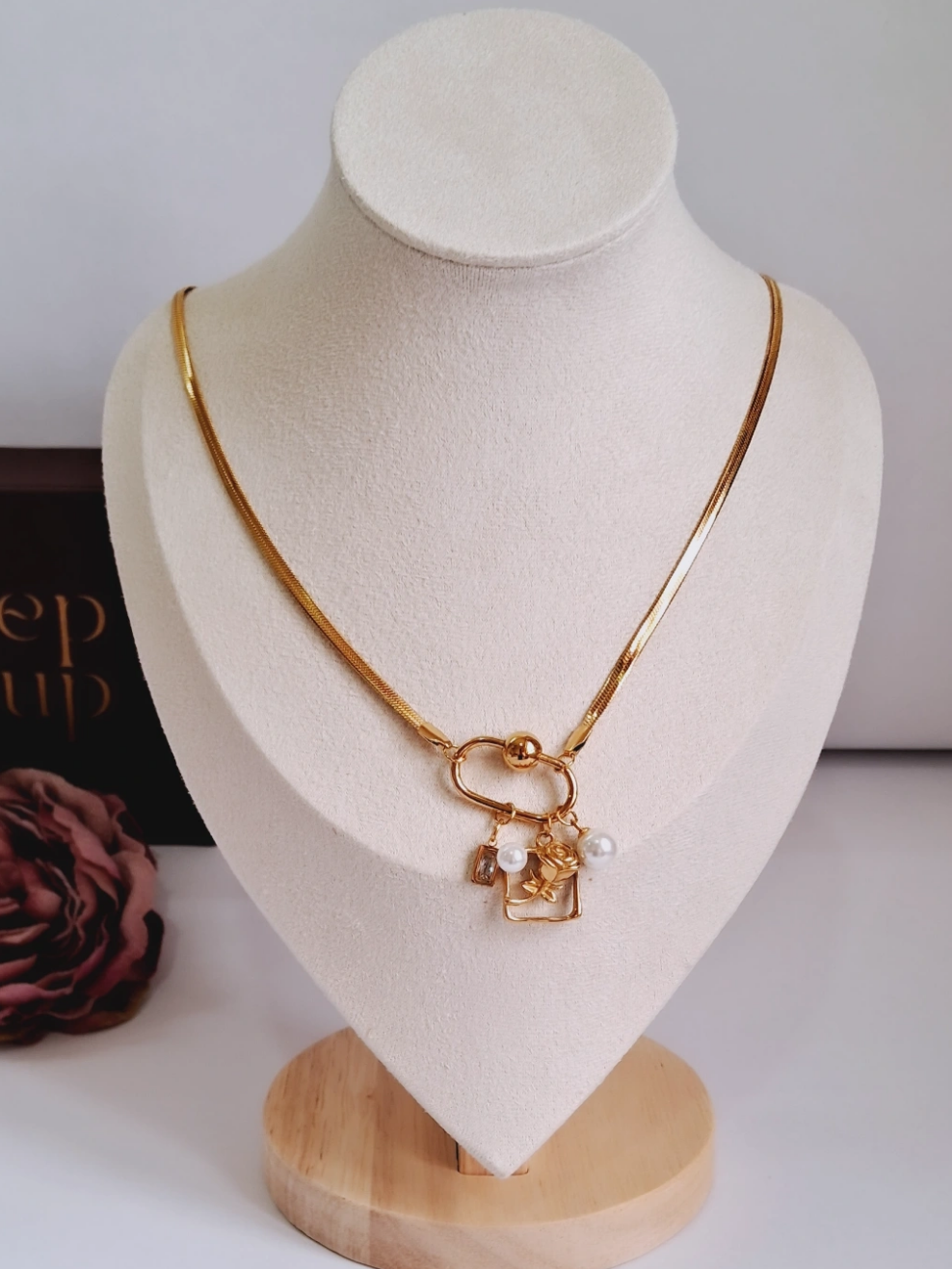 Astoria Necklace || 18k-Gold Plated Waterproof-Step - Up