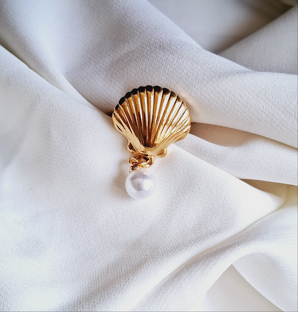 Coral adjustable ring || 18K Gold-Plated waterproof-Step - Up