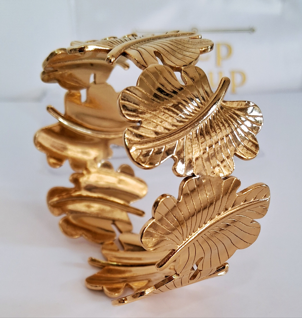 Kelly Cuff Bracelet  || 18K Gold-Plated waterproof-Step - Up