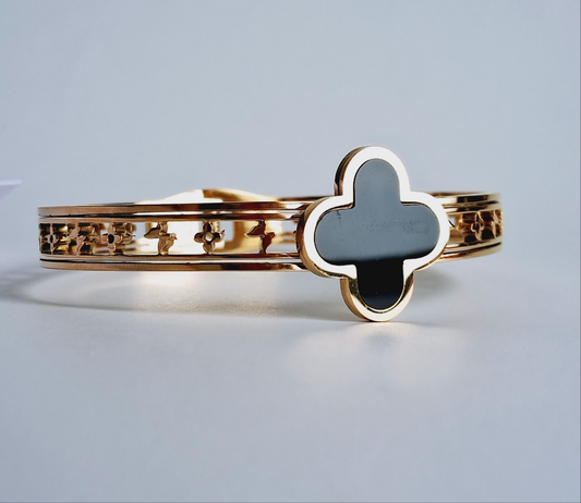 Monet Cuff Bracelet | 18K Gold-Plated-Step - Up