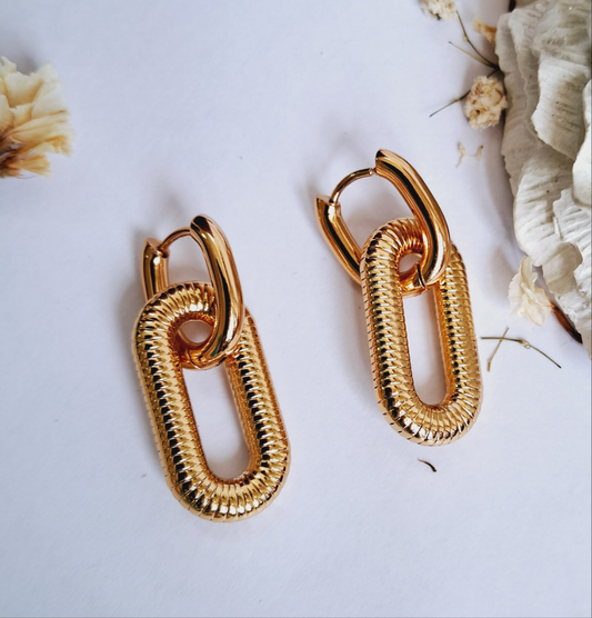 Krish Hoop Earrings-Step - Up