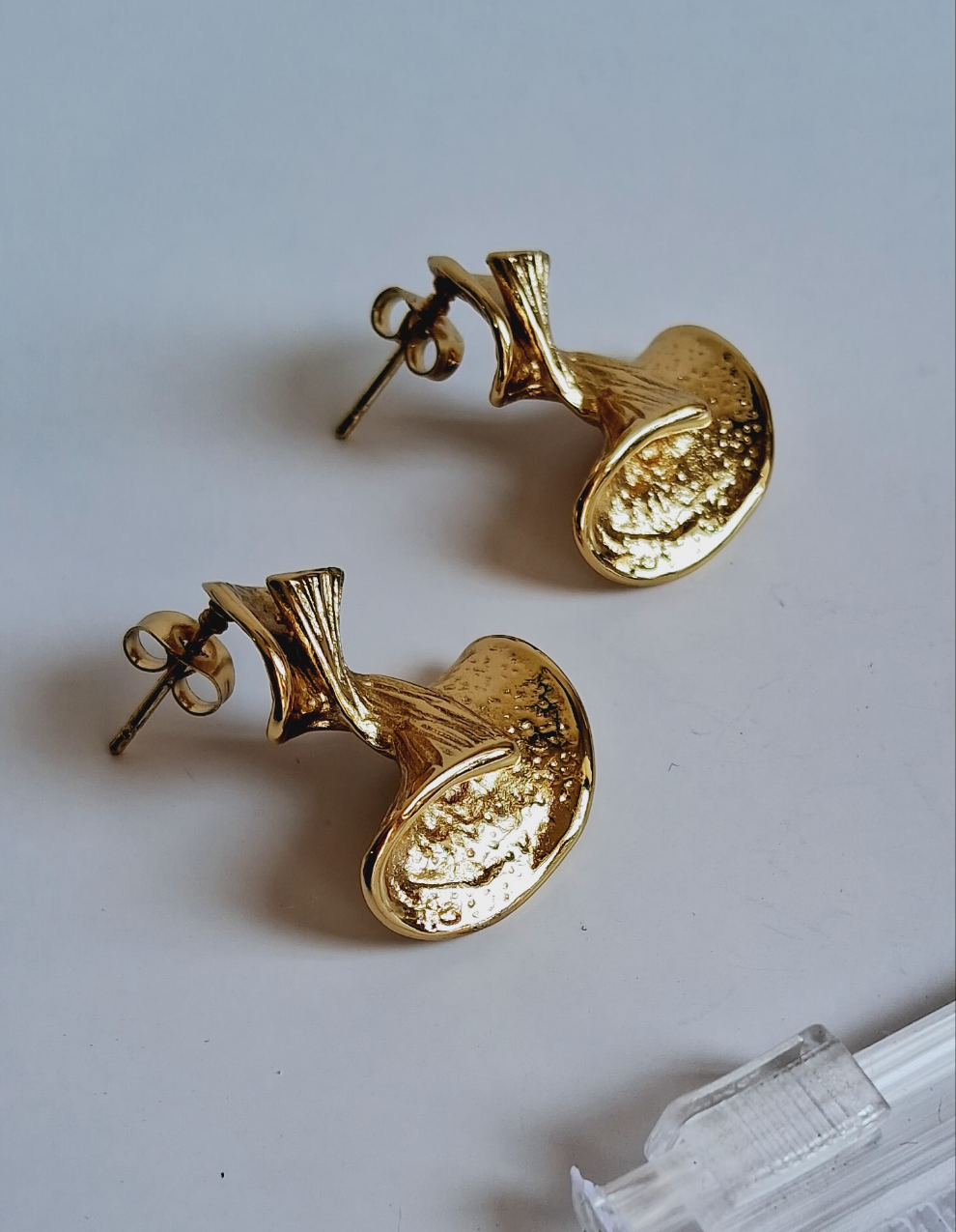 Flare Earrings || 18K Gold-Plated-Step - Up