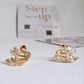 Swans  earrings-Step - Up