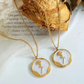 Rose  Necklace || 18K Gold-Plated-Step - Up