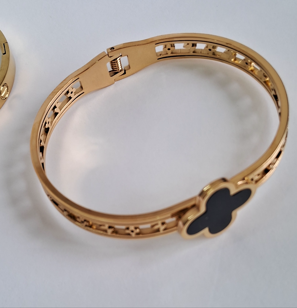 Monet Cuff Bracelet | 18K Gold-Plated-Step - Up
