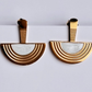 Moon Earrings | 18K Gold Plated-Step - Up