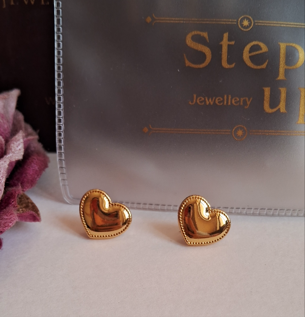 Dear earrings || 18k-Gold Plated Waterproof-Step - Up