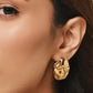 Dainty Earrings | 18K Gold-Plated-Step - Up
