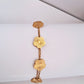 Dainty Clover Floral Bracelet | 18K Gold-Plated-Step - Up