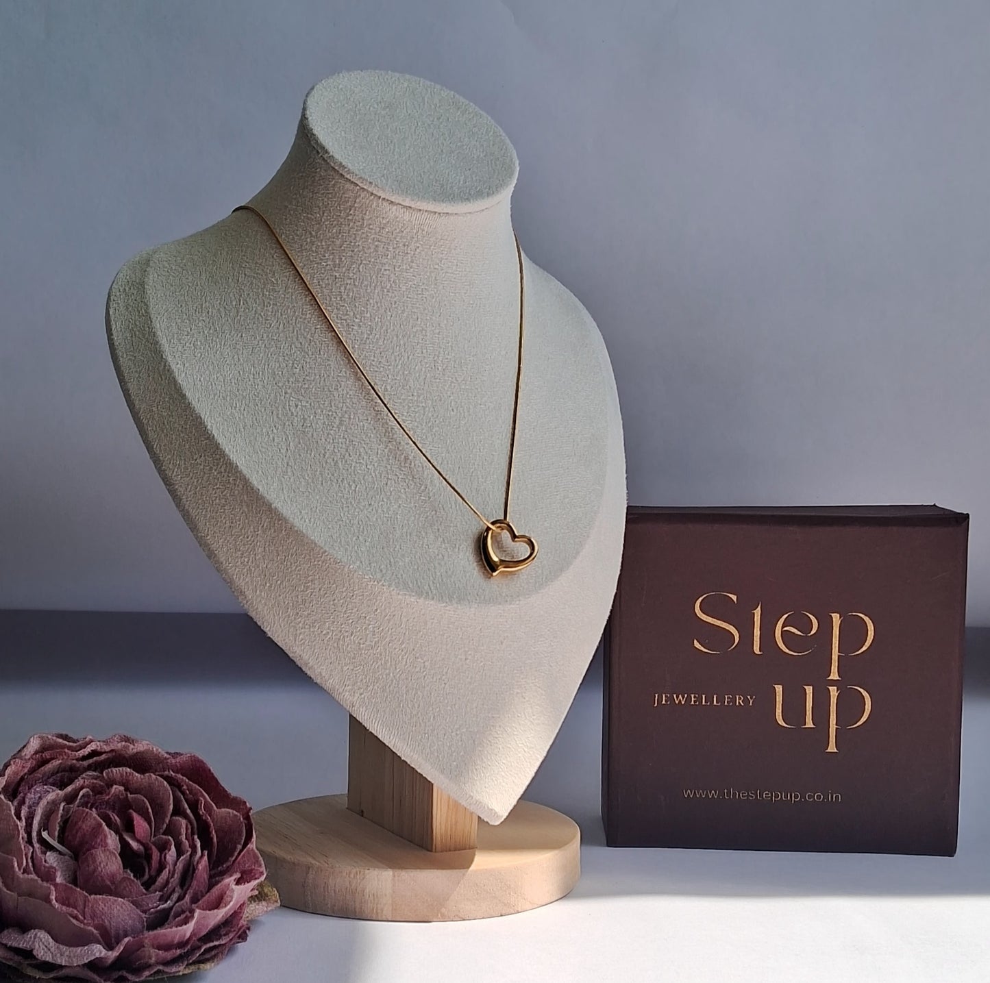 Bliss Necklace || 18K Gold-Plated-Step - Up
