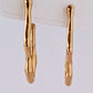 Twisted Drop Earrings | 18K Gold-Plated-Step - Up