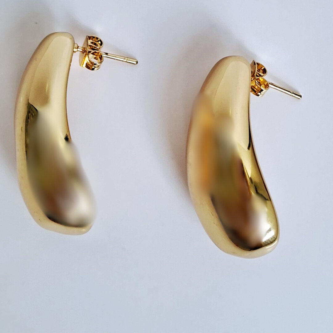 Droplet Earrings |18K Gold-plated,  Waterproof-Step - Up